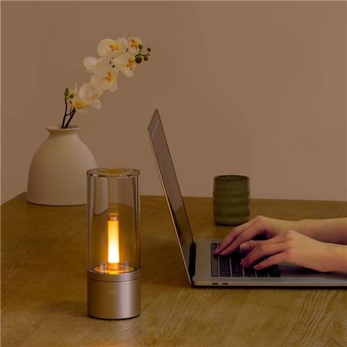 -  " " Yeelight Candela Ambiance Lamp Smart Atmosphere Light Xiaomi YLFW01YL, 6.5, 1600K, 2100mAh+Micro USB(1.2), 0.3-13, Bluetooth.    (Android  iOS)