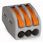   3-    WAGO 222-413  CAGE CLAMP  COMPACT-,      85C, 