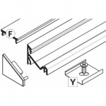     Topmet Light 58780020 SET STANDARD CORNER14 F opal Y inox,  2,  