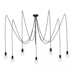   Nowodvorski 6785 SPIDER BLACK VII, IP20, E27(max.7x60W), 