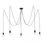   Nowodvorski 6791 SPIDER GRAY V, IP20, E27(max.5x60W), , 