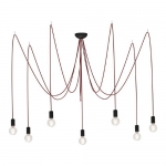   Nowodvorski 6786 SPIDER RED VII, IP20, E27(max.7x60W), , 