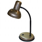 Светильник настольный Трансвит 2001019480010 НТ 2077А, 1xE27, 60Вт, 220В, на подставке, гибкая стойка, шоколад