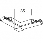 L- Concord 2046535 LYTESPAN 1 L COUPLER SILVER, 
