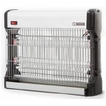 Ловушка для насекомых инсектицидная Hurakan 140692 HKN-MID150, 2x20Вт, 40Вт, 0.04кВт, 150кв.м., 670x100x320мм, 220V/50Hz, цепь для подвеса, серебристый корпус из металла