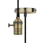       Uniel UL-00004500 VINTAGE, DLC-V-S24K/E27 TS/1M/BL BRONZE, . 60, 250, 1,  , , 