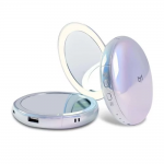 Зеркало с подсветкой для макияжа Yeelight YLODJ-0029 Handheld Portable Makeup Mirror C20, 5Вт, 4000К, USB, 5000мАч, 5В/1А, 3 режима яркости, 1x/3x увеличение, грелка для рук, обратная зарядка, светло-фиолетовый цвет