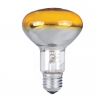 GE R80 60W 230V E27 Yellow