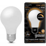 BLACK FILAMENT A60 E27 10W 820lm 2700K DIM
