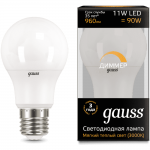BLACK A60 E27 11W 960lm 3000K DIM