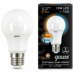 BLACK A60 E27 10W 930lm 2700K/4100K