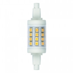 Лампа светодиодная линейная Unirel UL-00009187 LED-J78-6W/4000K/R7s/CL PLZ06WH 450лм, прозрачная, двухцокольная