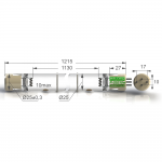     UVC Spectrum Kft P-25210W, 210, 3, L=1215