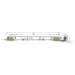    Zercale GPHVA600T5L/4P 100W 1.5A, D15mm, L600mm, 4P G10q, 16000h,  