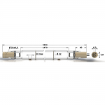    Zercale GPHHVA1554T10L/4P 620W 6,0A, D32mm, L1554mm, 4P G10q, 16000h,  